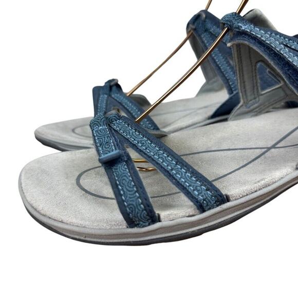 Eddie Bauer Womens Blue Hiking Sporty Summer Sandals Ankle Strap Shoes sz 11 - Picture 8 of 16